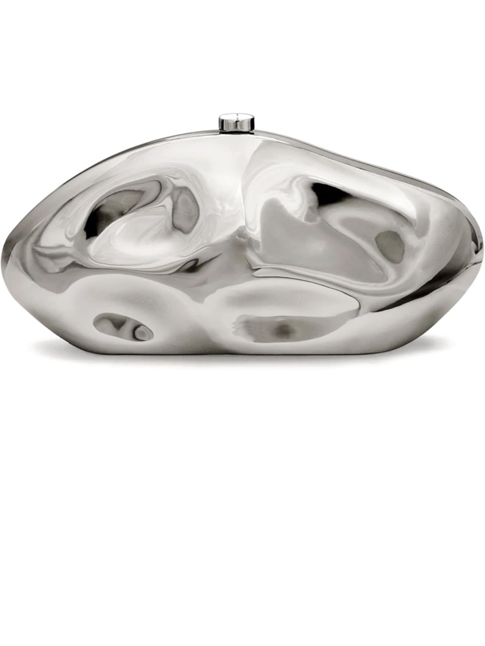 Modern Silver Clutch